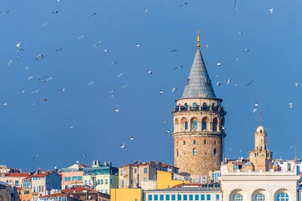 Wieża Galata Stambuł Turcja — Zdjęcie stockowe