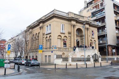 BELGRAD, SERBIA - 4 Şubat 2017: Nikola Tesla Müzesi Belgrad. Nikola Tesla Müzesi, Nikola Tesla 'nın hayatını ve çalışmalarını onurlandırmaya ve sergilemeye adanmıştır. Belgrad, Sırbistan.