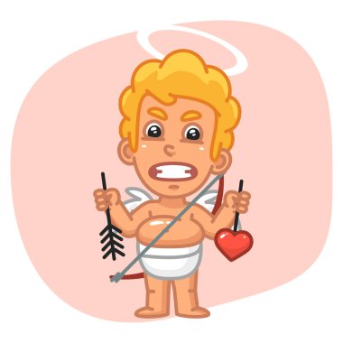 Aşk tanrısı kızgın ve kırdı ok