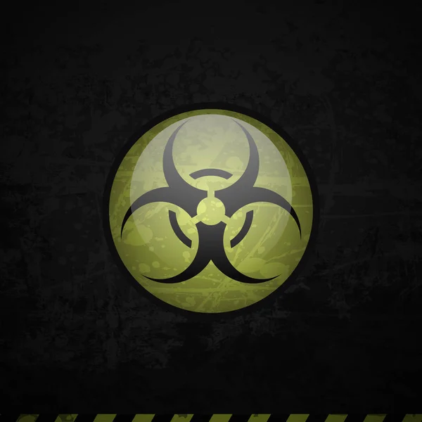 Icon Biohazard Sign — Stock Vector