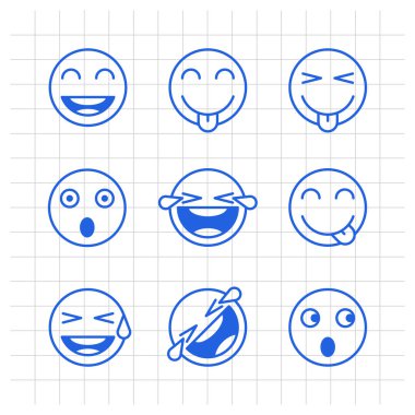 Yüz ifadeleri gülüşü dilin sevinç gözyaşları döktüğünü gösteriyor. Çok komik.