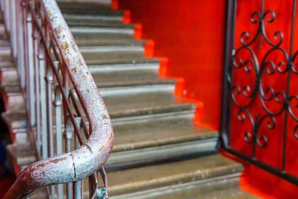 Escalera Antigua Casa — Foto de Stock