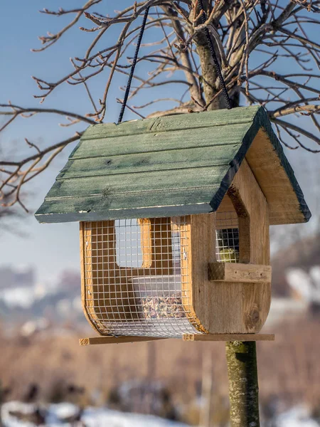 A bird feeder — Stock Photo, Image