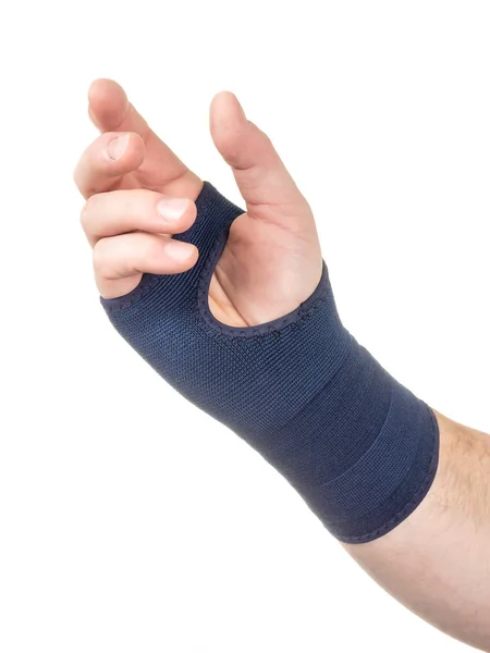 Hand mit Handgelenksstütze — Stockfoto