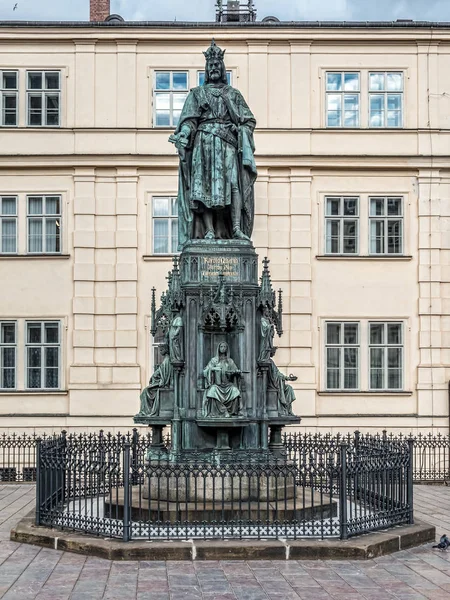 Monumento di Carlo IV a Praque — Foto Stock