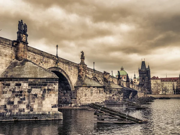 Ponte Carlo a Praga — Foto Stock