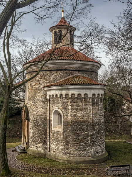 Rotonda de San Martín en Vysehrad, Praga —  Fotos de Stock