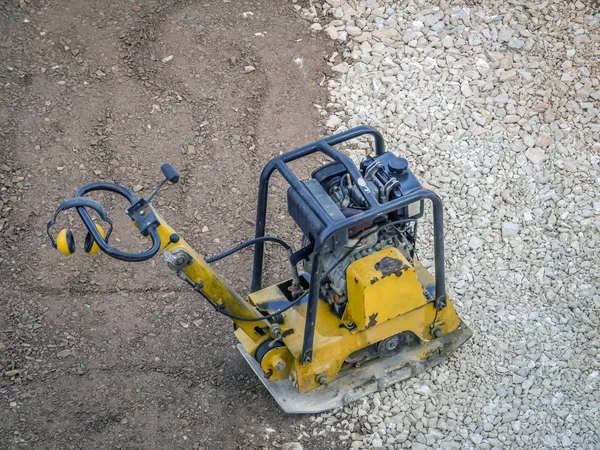 A plate compactor — Stock Photo, Image