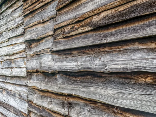 Vecchio fienile di legno raccordo — Foto Stock