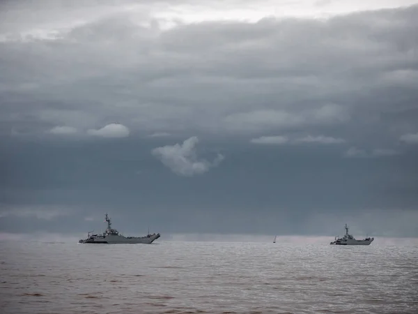 Polish Navy warships — Stock Photo, Image