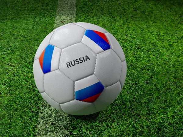 Rusia pelota de fútbol —  Fotos de Stock