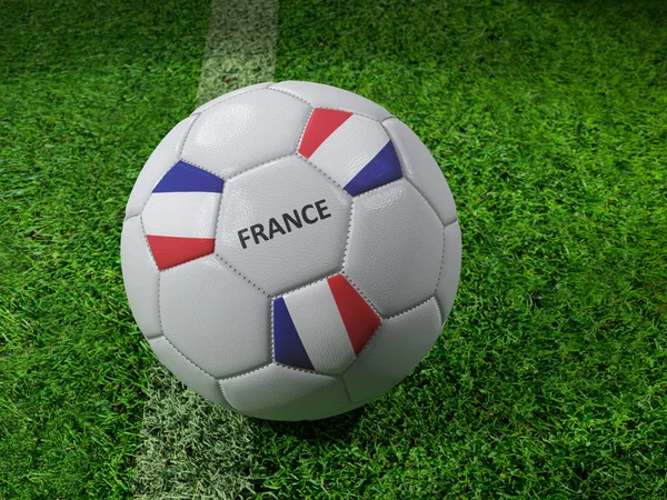 Francia pelota de fútbol — Foto de Stock