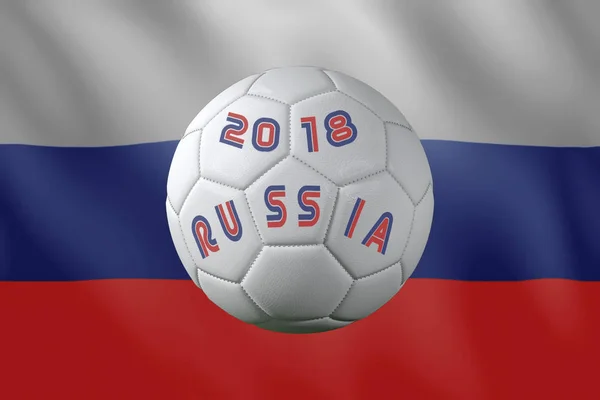 Russia 2018 international soccer tournament — Stock Photo, Image