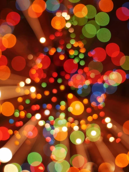 Wazig kerstlicht — Stockfoto