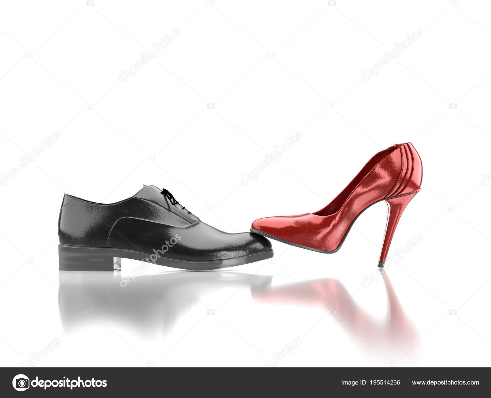 male and female shoes