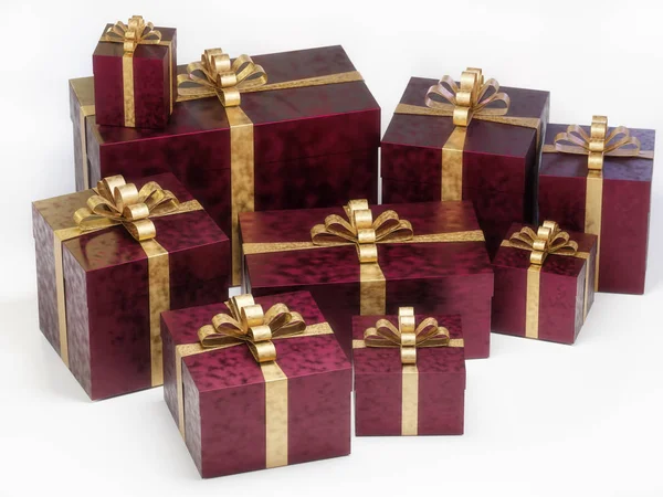 Luxe kerstcadeau dozen — Stockfoto