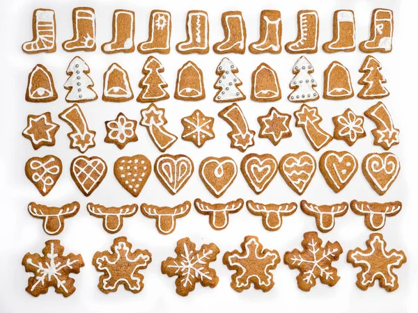 Lebkuchen zu Weihnachten — Stockfoto