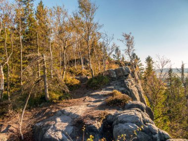 Polonya 'daki Masa Dağı Ulusal Parkı' ndaki Kloof Corner 'dan güzel bir manzara.