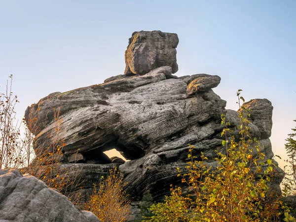 Unica Formazione Rocciosa Sabbiosa All Interno Delle Rocce Erranti Del — Foto Stock