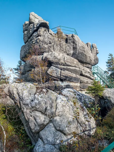 Unique Sandy Rock Formation Errant Rocks Table Mountain National Park — Stock Photo, Image