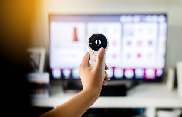 Hand Mit Led Fernbedienung — Stockfoto