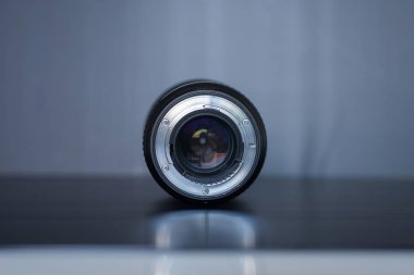 Kamera lens ile yansımaları, yakın çekim