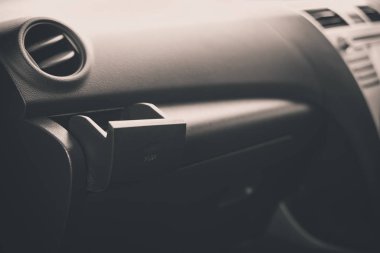 Araba klima sistemi ve cam tutucu, araba paneli pano düğmesini