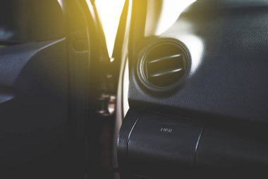 Araba klima sistemi, kontrol panelinde araba Masası'ndaki düğme