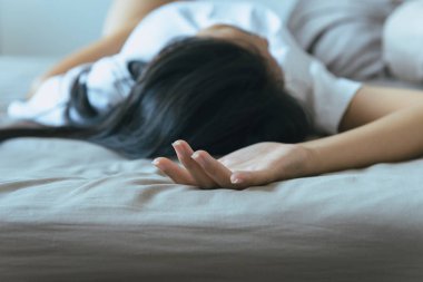 El kadın işareti orgazm, Çarşaf üzerinde El kadın, Cinsel ilişki kavramı