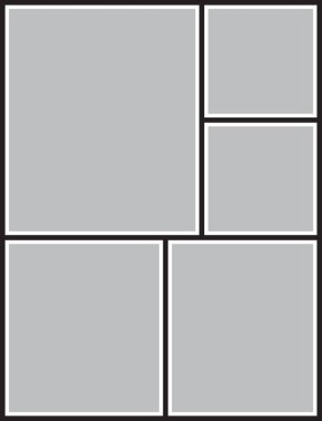 Fotoğraf ve resimler için vektör çerçevesi, fotoğraf kolajı, fotoğraf bulmacası