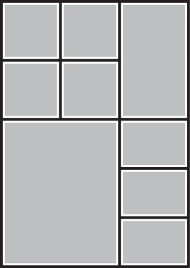 Fotoğraf ve resimler için vektör çerçevesi, fotoğraf kolajı, fotoğraf bulmacası