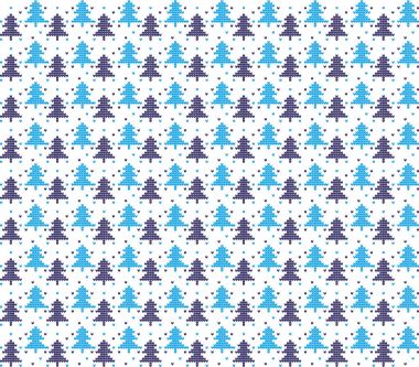 Yılbaşı yeni yıl kış seamless şenlikli Norveç yün örgü modeli