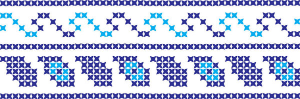 embroidered cross-stitch ornament national pattern