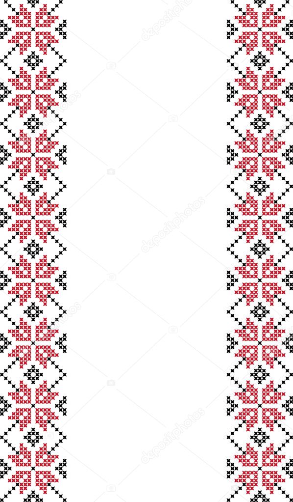 embroidered cross-stitch ornament national pattern