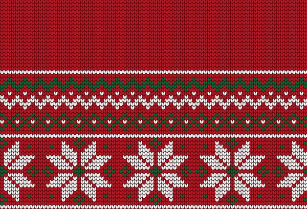 Noël Nouvel An hiver sans couture motif pixel norvégien festif - style scandinave — Image vectorielle