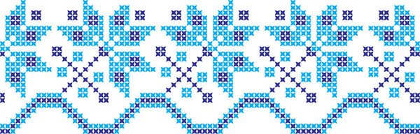 embroidered cross-stitch ornament national pattern