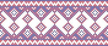 işlemeli Kanaviçe işi süsleme Ulusal desen Ukrayna Slav