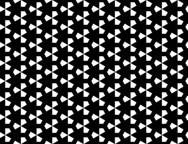 siyah ve beyaz geometrik desen