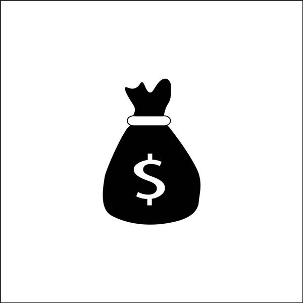 Vector platte pictogram geld dollars — Stockvector