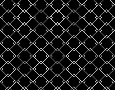 Altıgen ve üçgen dokuya sahip soyut geometrik desen arkaplanı. Siyah ve beyaz dikişsiz ızgara çizgileri.