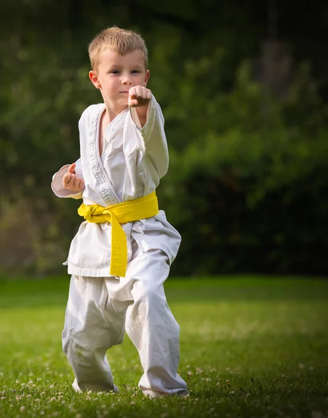 Karate kampsport — Stockfoto