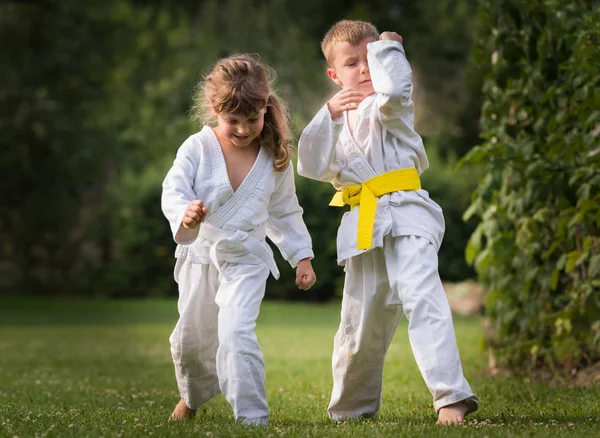 Karate kampsport — Stockfoto