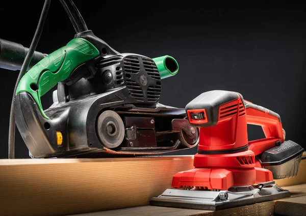 Electric sandpapers tool. — Stock Image Electric sandpapers tool. Stock Photo