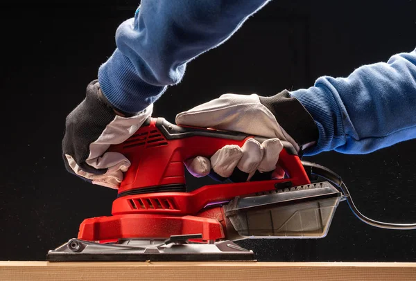 Electric sandpaper tool . — Stock Image Electric sandpaper tool . Stock Photo