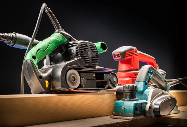 Electric sandpaper,belt sander,electric sander. — Stock Image Electric sandpaper,belt sander,electric sander. Royalty Free Stock Images