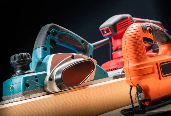 Electric sandpaper, jig saw,electric sander. — Stock Image Electric sandpaper, jig saw,electric sander. Royalty Free Stock Images