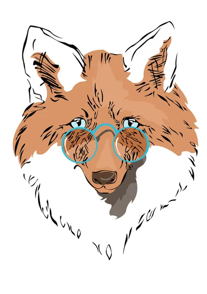 Illustratie van fox — Stockvector