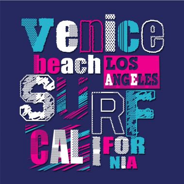 California sörf typograhy