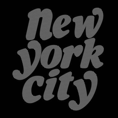 New York tipografi, t-shirt grafiği
