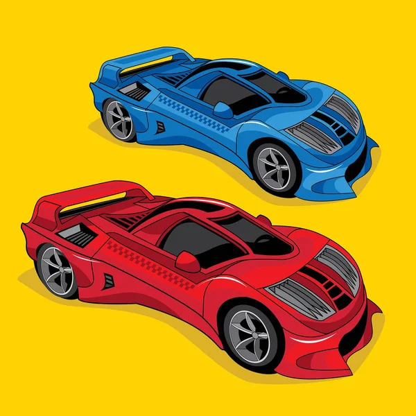 Auto sport ilustrace — Stockový vektor